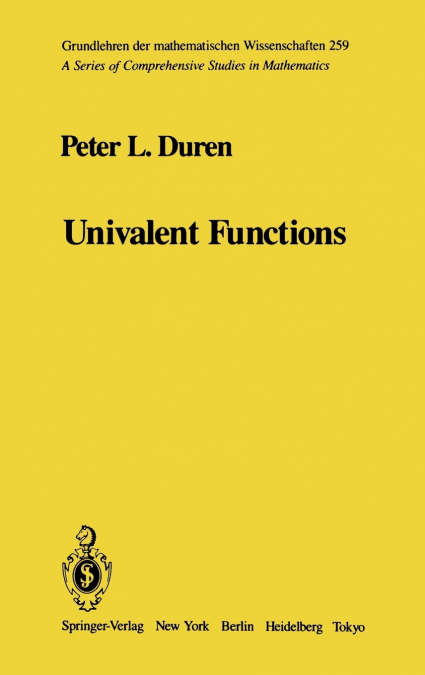 Univalent Functions