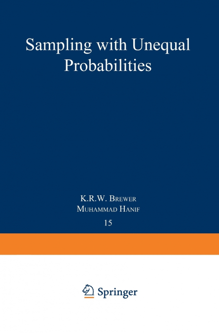 Sampling with Unequal Probabilities