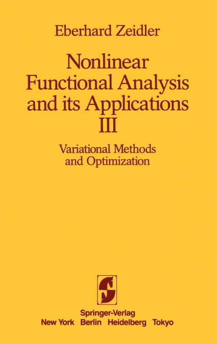 Nonlinear Functional Analysis and its Applications