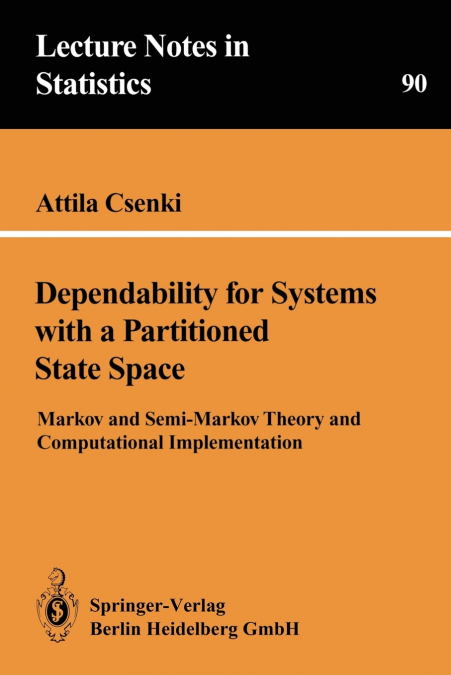 Dependability for Systems with a Partitioned State Space