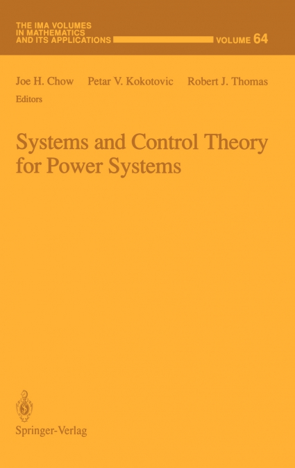 Systems and Control Theory for Power Systems