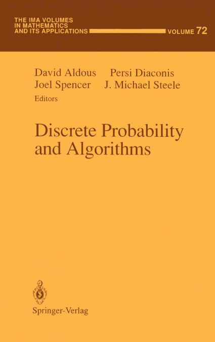 Discrete Probability and Algorithms