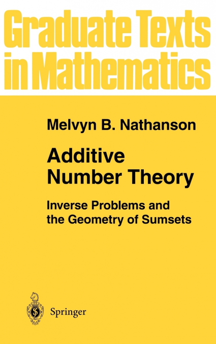 Additive Number Theory