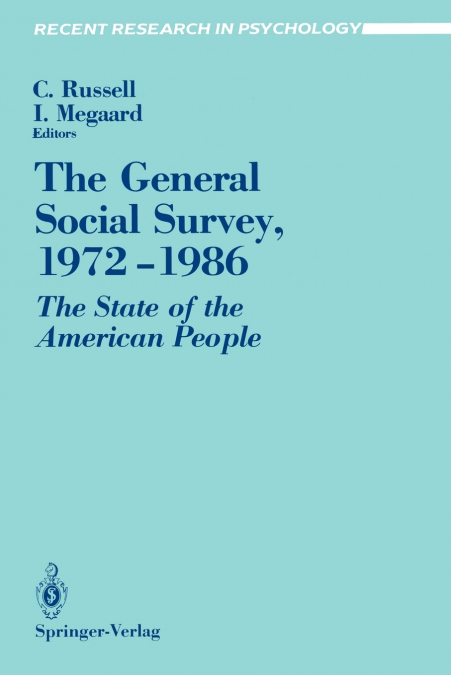 The General Social Survey, 1972-1986
