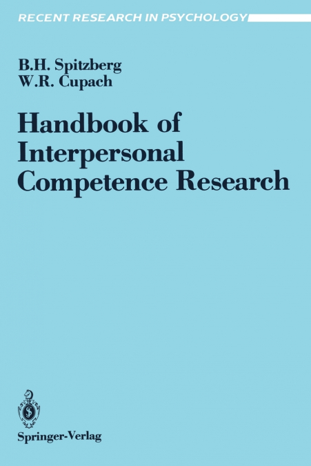 Handbook of Interpersonal Competence Research