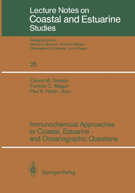 Immunochemical Approaches to Coastal, Estuarine and Oceanographic Questions