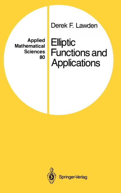 Elliptic Functions and Applications