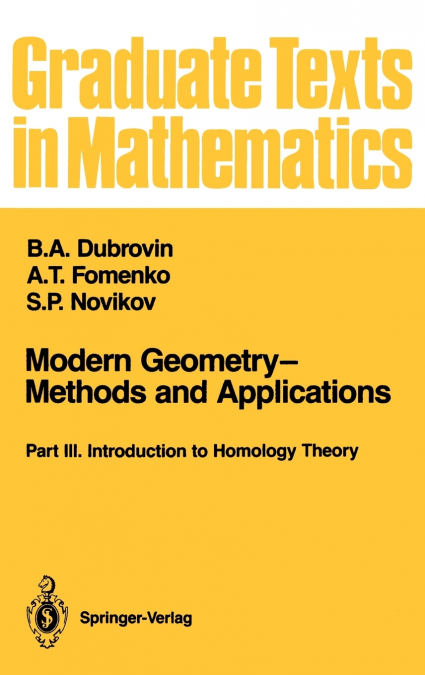 Modern Geometry Methods and Applications