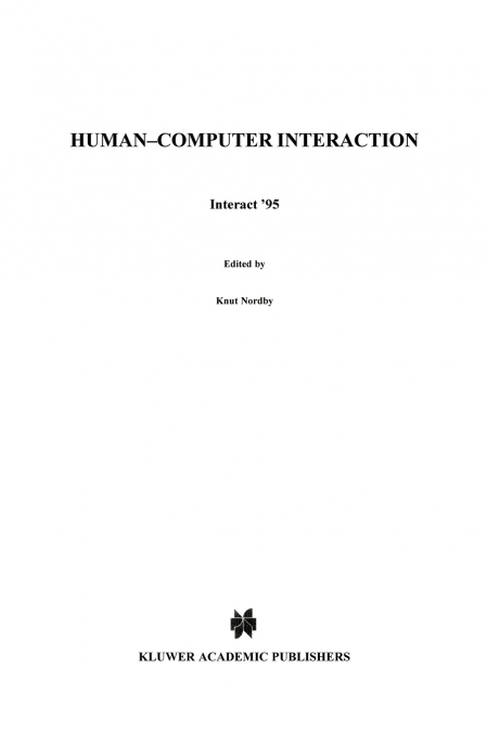 Human-Computer Interaction