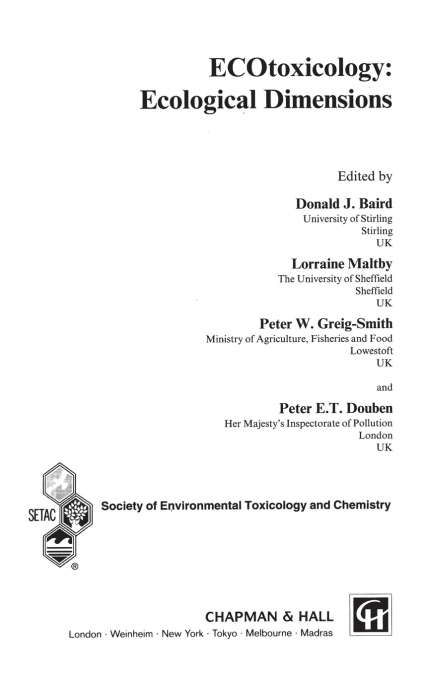 Ecotoxicology