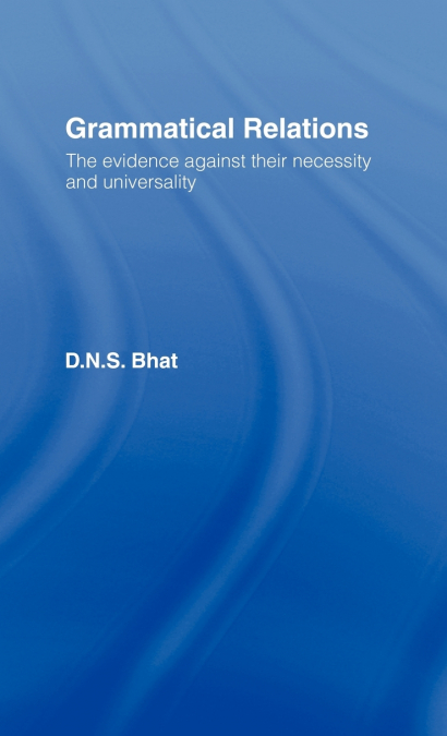 Grammatical Relations