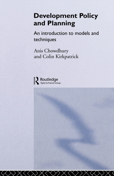 Development Policy and Planning