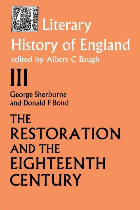 The Literary History of England
