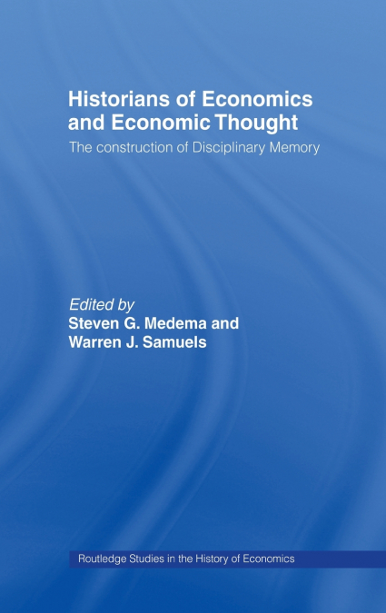 Historians of Economics and Economic Thought