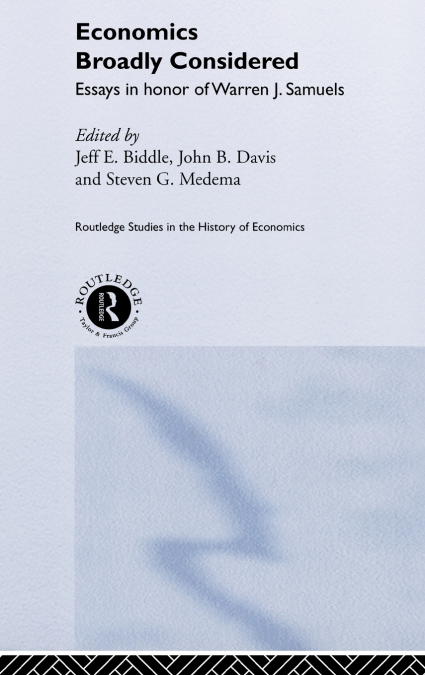 Economics Broadly Considered