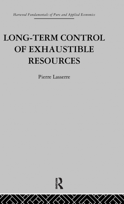 Long Term Control of Exhaustible Resources