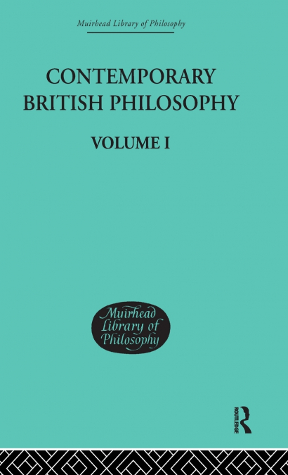 Contemporary British Philosophy
