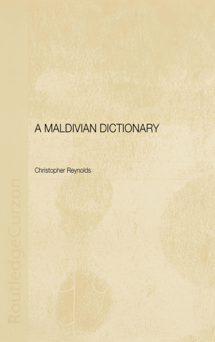 A Maldivian Dictionary