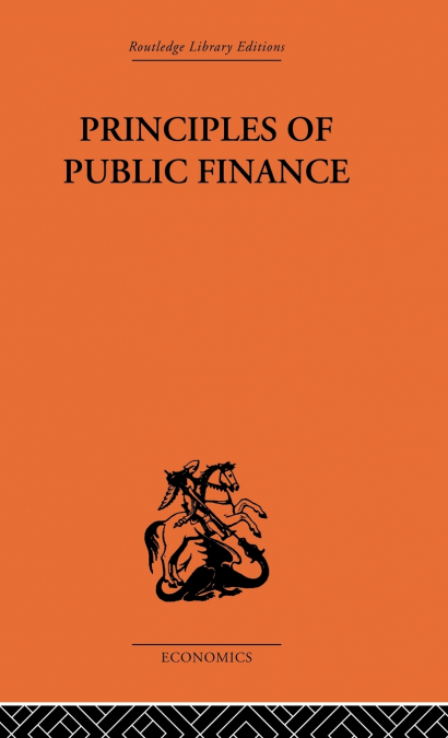 Principles of Public Finance