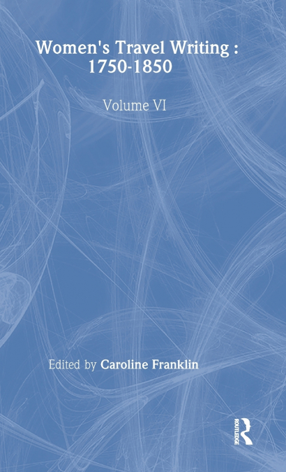 Womens Travel Writing 1750-185