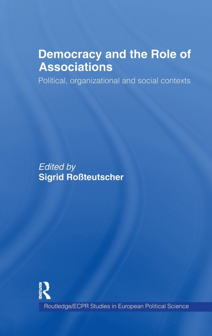 Democracy and the Role of Associations