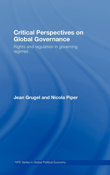 Critical Perspectives on Global Governance