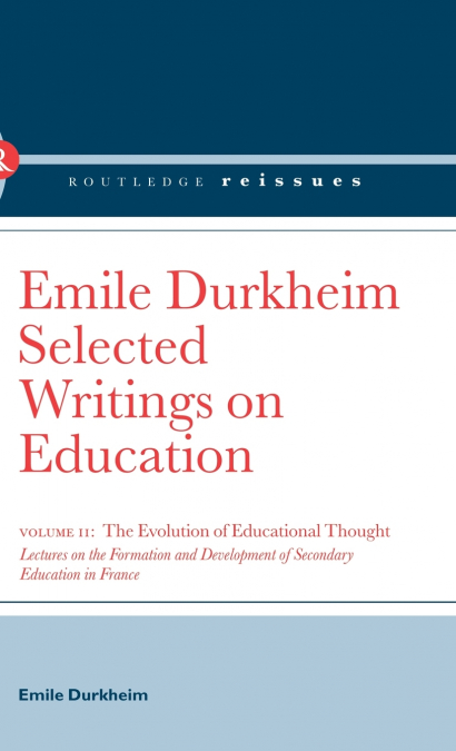 The Evolution of Educational Thought