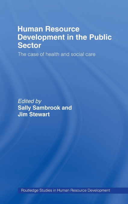 Human Resource Development in the Public Sector