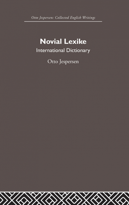 Novial Lexike