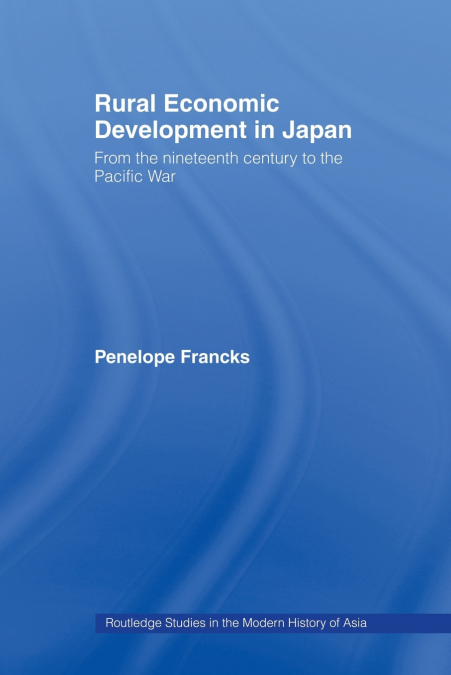 Rural Economic Development in Japan