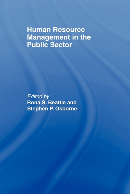 Human Resource Management in the Public Sector