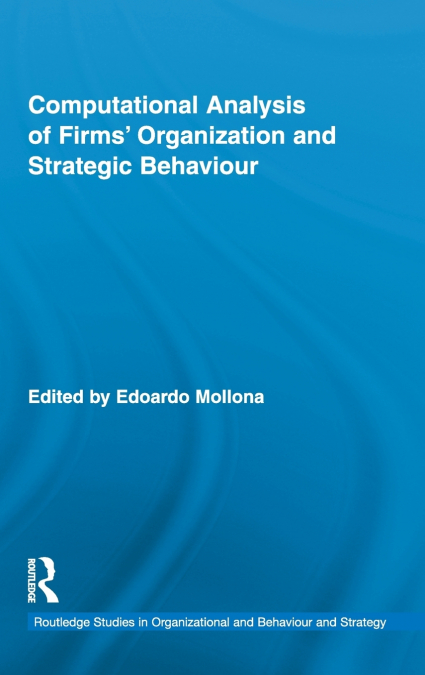 Computational Analysis of Firms’ Organization and Strategic Behaviour