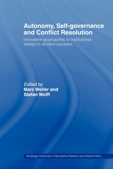 Autonomy, Self Governance and Conflict Resolution