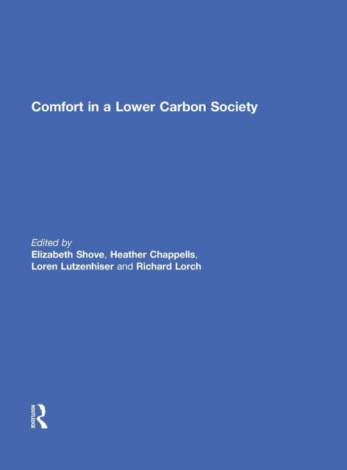 Comfort in a Lower Carbon Society