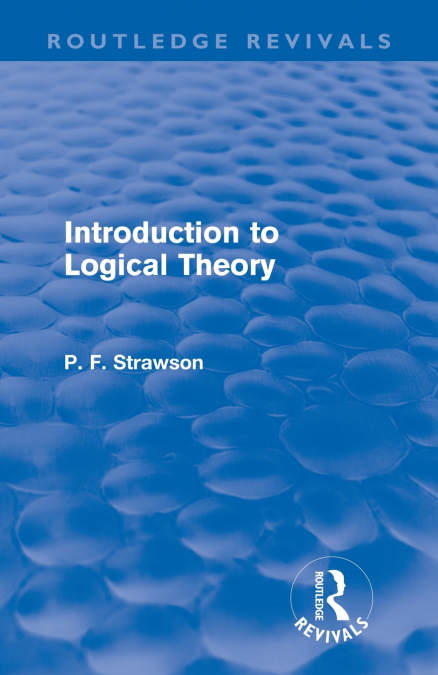 Introduction to Logical Theory