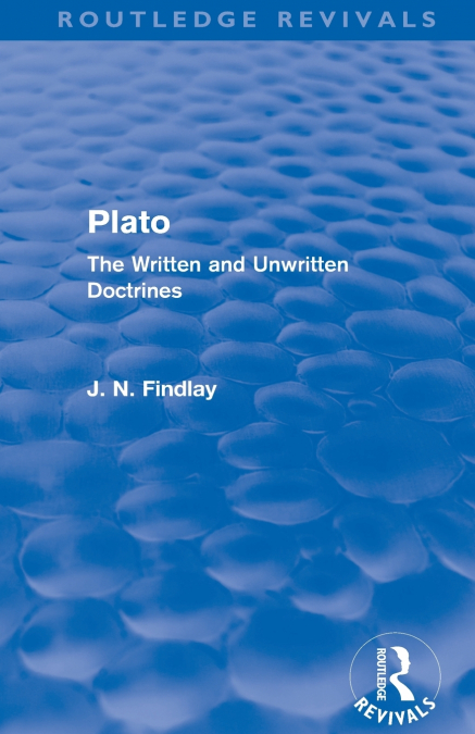 Plato (Routledge Revivals)