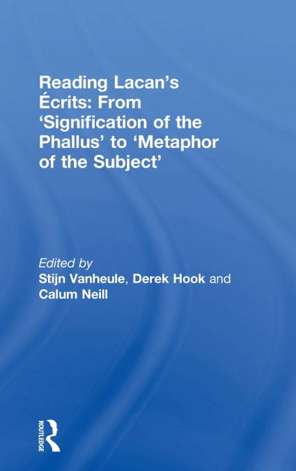 Reading Lacan’s Écrits