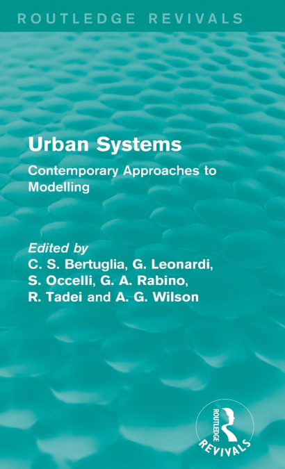 Urban Systems (Routledge Revivals)
