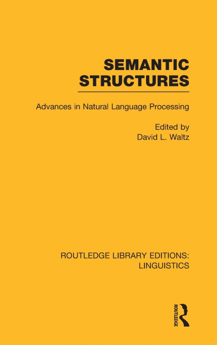 Semantic Structures (RLE Linguistics B