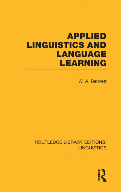 Applied Linguistics and Language Learning