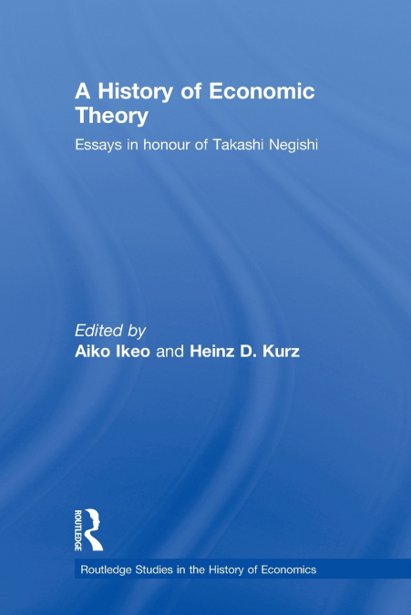 A History of Economic Theory