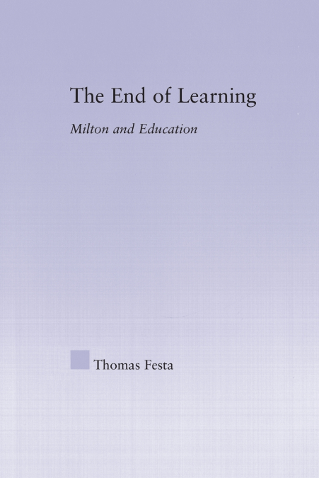 The End of Learning