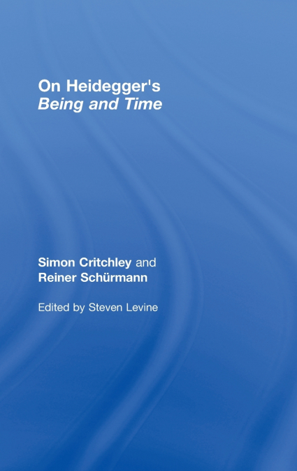 On Heidegger’s Being and Time