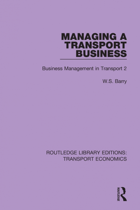 Managing a Transport Business
