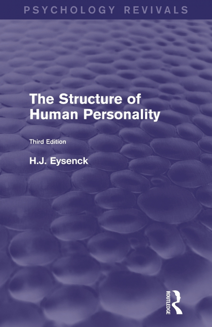 The Structure of Human Personality (Psychology Revivals)
