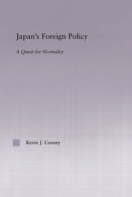Japan’s Foreign Policy Maturation