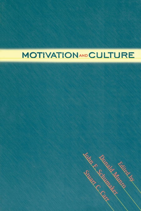 Motivation and Culture