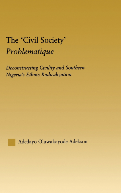 The ’Civil Society’ Problematique