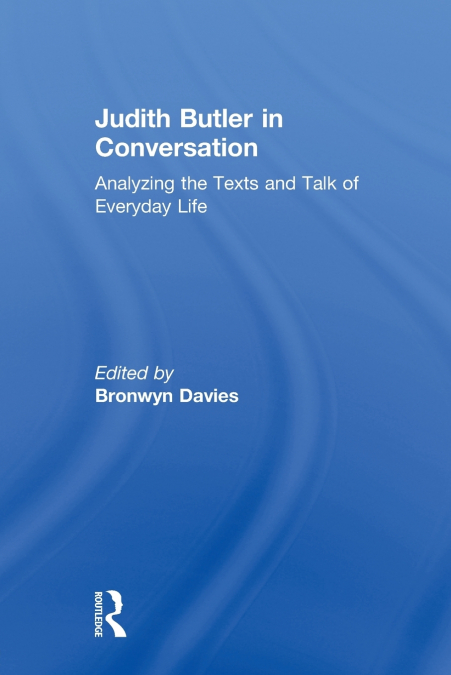 Judith Butler in Conversation