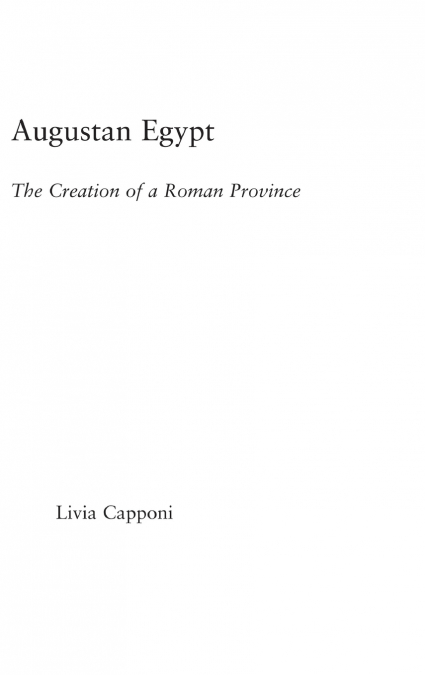 Augustan Egypt
